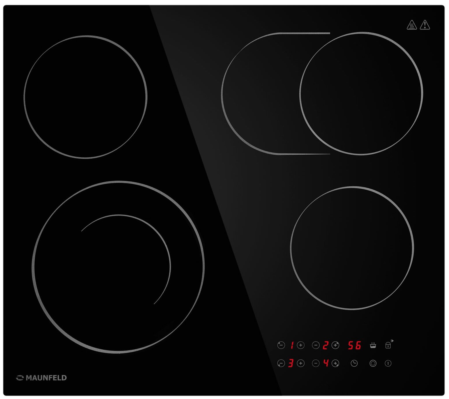 Электрическая варочная поверхность Maunfeld CVCE594SMDBK