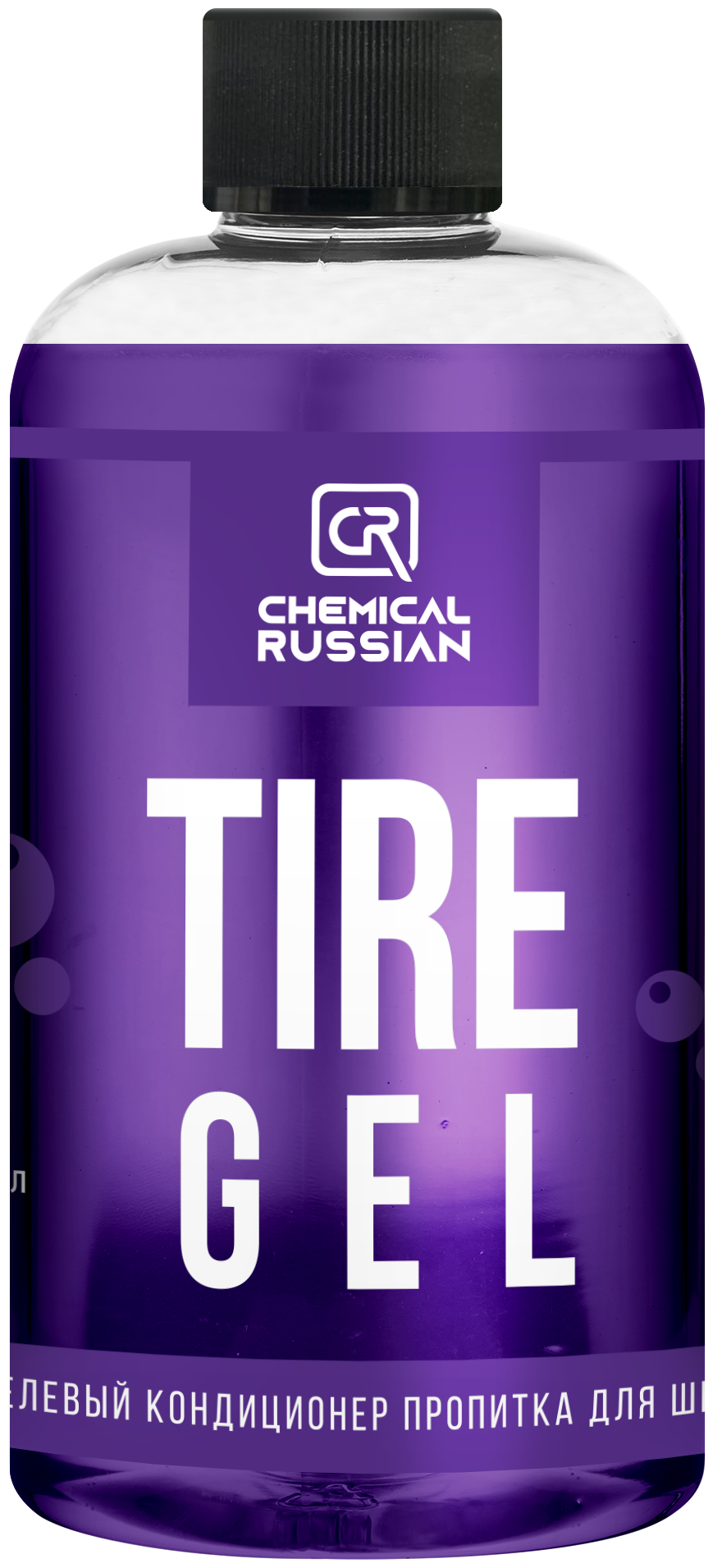 Чернитель резины шин гель-кондиционер Chemical Russian Tire Gel 500мл