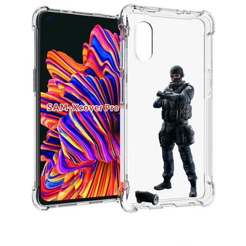 Чехол MyPads Tom-Clancy's-Rainbow-Six-1 для Samsung Galaxy Xcover Pro 1 задняя-панель-накладка-бампер чехол mypads tom clancy s rainbow six 1 для samsung galaxy xcover pro 1 задняя панель накладка бампер