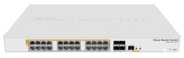 Коммутатор MikroTik CRS328-24P-4S+RM 24G 4SFP+ 24PoE управляемый