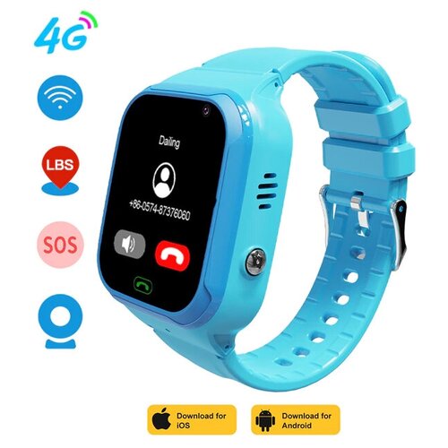 Детские смарт-часы с GPS SIM 4G LBS IP67 с камерой видеозвонком трекером 342000₽