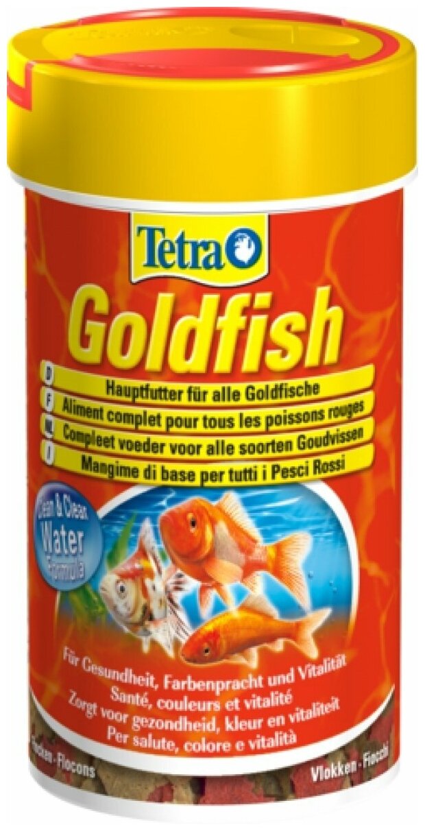 TetraGoldfish корм в хлопьях для всех видов золотых рыбок 12 г (sachet) - фотография № 11