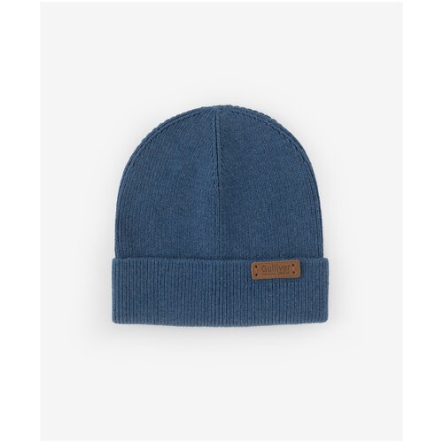 фото Шапка вязаная синяя gulliver, размер 54, модель 12205bmc7301