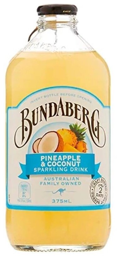 Крафтовый лимонад Bundaberg (Бандаберг) Pineapple & coconut, Австралия, 375 мл