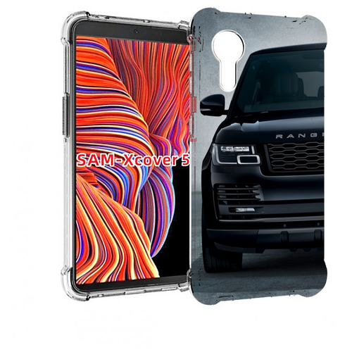 Чехол MyPads land-rover-ленд-ровер-1 мужской для Samsung Galaxy Xcover 5 задняя-панель-накладка-бампер