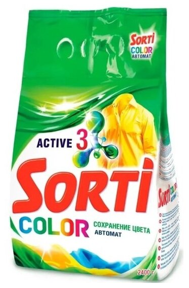 Стиральный порошок Sorti COLOR Автомат, 2.4 кг