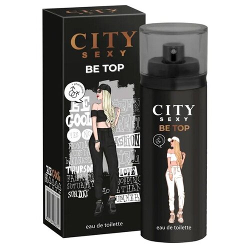 Туалетная вода женская City Sexy Be Top, 60 мл city parfum духи туалетная вода city sexy be a flame 60 мл