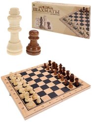 Шахматы деревянные, 29 х 14,5 х 3 см