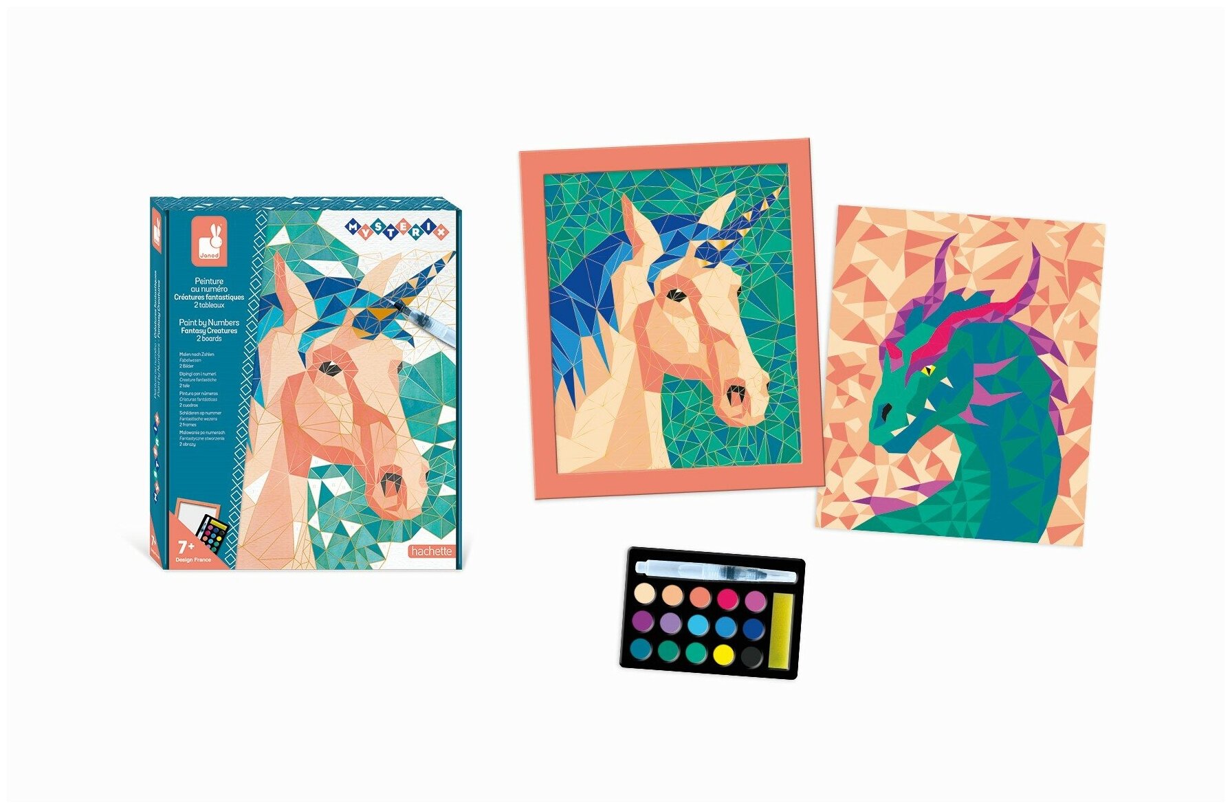 Картины по номерам Janod Фантастические создания Hachette J07979 - фото №3