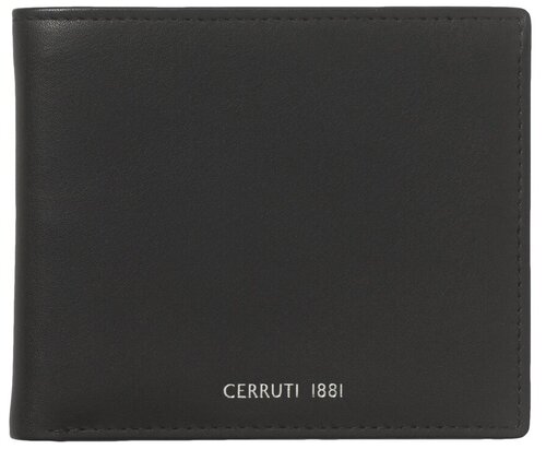 Портмоне Cerruti 1881, фактура гладкая, черный