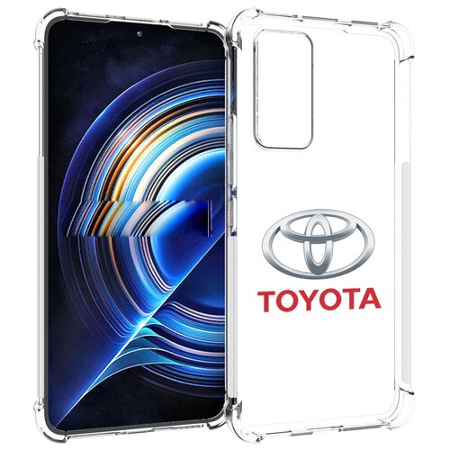 Чехол MyPads toyota-тойота-4 мужской для Tecno Camon 19 Neo задняя-панель-накладка-бампер