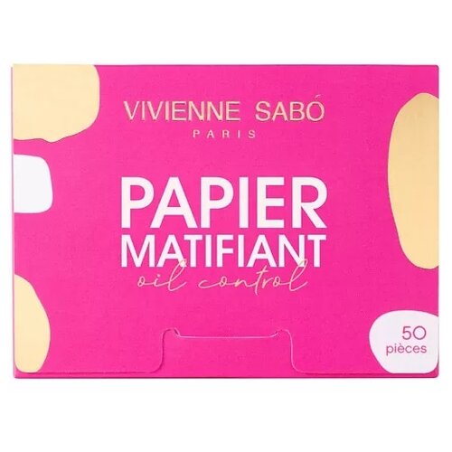 матирующие салфетки для жирной кожи honey care Vivienne Sabo матирующие салфетки Papiers Matifiants, 50 шт.