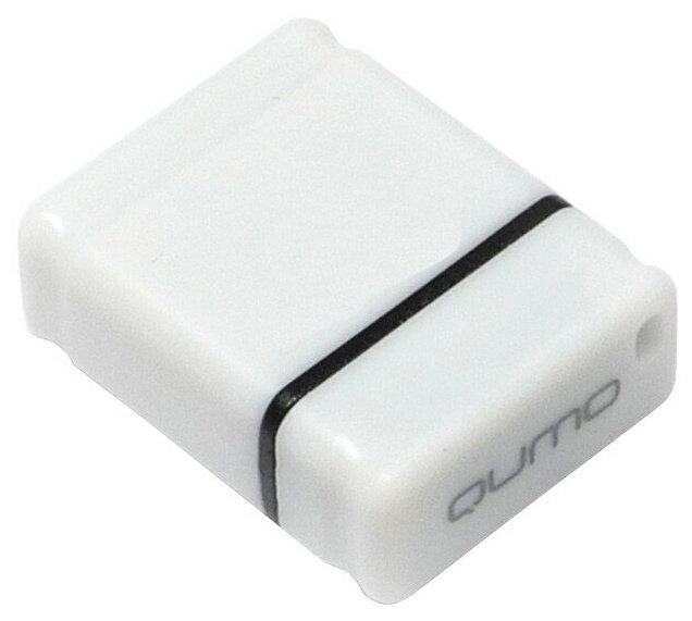 Накопитель USB 2.0 8Гб QUMO Nano, белый