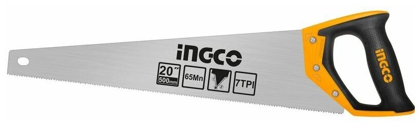 Ножовка по дереву INGCO 450 мм