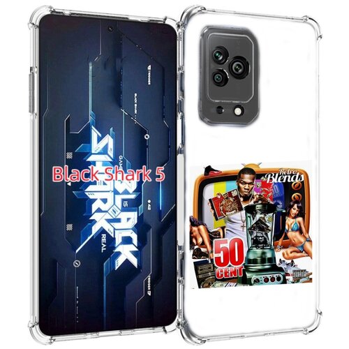 Чехол MyPads 50 Cent - Retro 50 Cent Blends для Xiaomi Black Shark 5 задняя-панель-накладка-бампер чехол mypads 50 cent sleek audio для xiaomi black shark 5 pro задняя панель накладка бампер