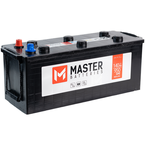 Автомобильный аккумулятор MASTER Batteries 140 Ач обратная полярность