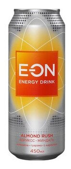 Энергетический напиток Almond Rush E-ON, 0,45 л - EON - фотография № 2