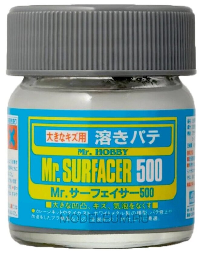 Mr.Hobby Грунтовка 500 жидкая серая 40мл (Gunze Sangyo SF-285)