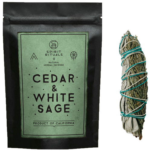 Благовония Кедр & Белый Шалфей SPIRIT RITUALS White Sage ароматическое благовоние spirit rituals white sage