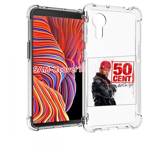 Чехол MyPads 50 Cent - Still On Top для Samsung Galaxy Xcover 5 задняя-панель-накладка-бампер