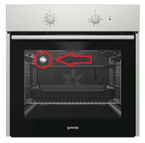 Крышка плафона лампы освещения для духового шкафа Gorenje 639157