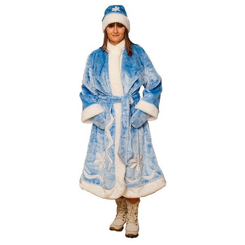 Бока С Взрослый новогодний костюм Снегурочка, 44-50 размер 902 бока с взрослый новогодний костюм снегурочка модная 42 44 размер 2177