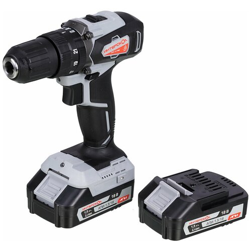 Дрель акк Интерскол ДАУ-1318ВК ударн Li-ion АПИ кейс 2 аккум 15Ач ЗУ 926800₽