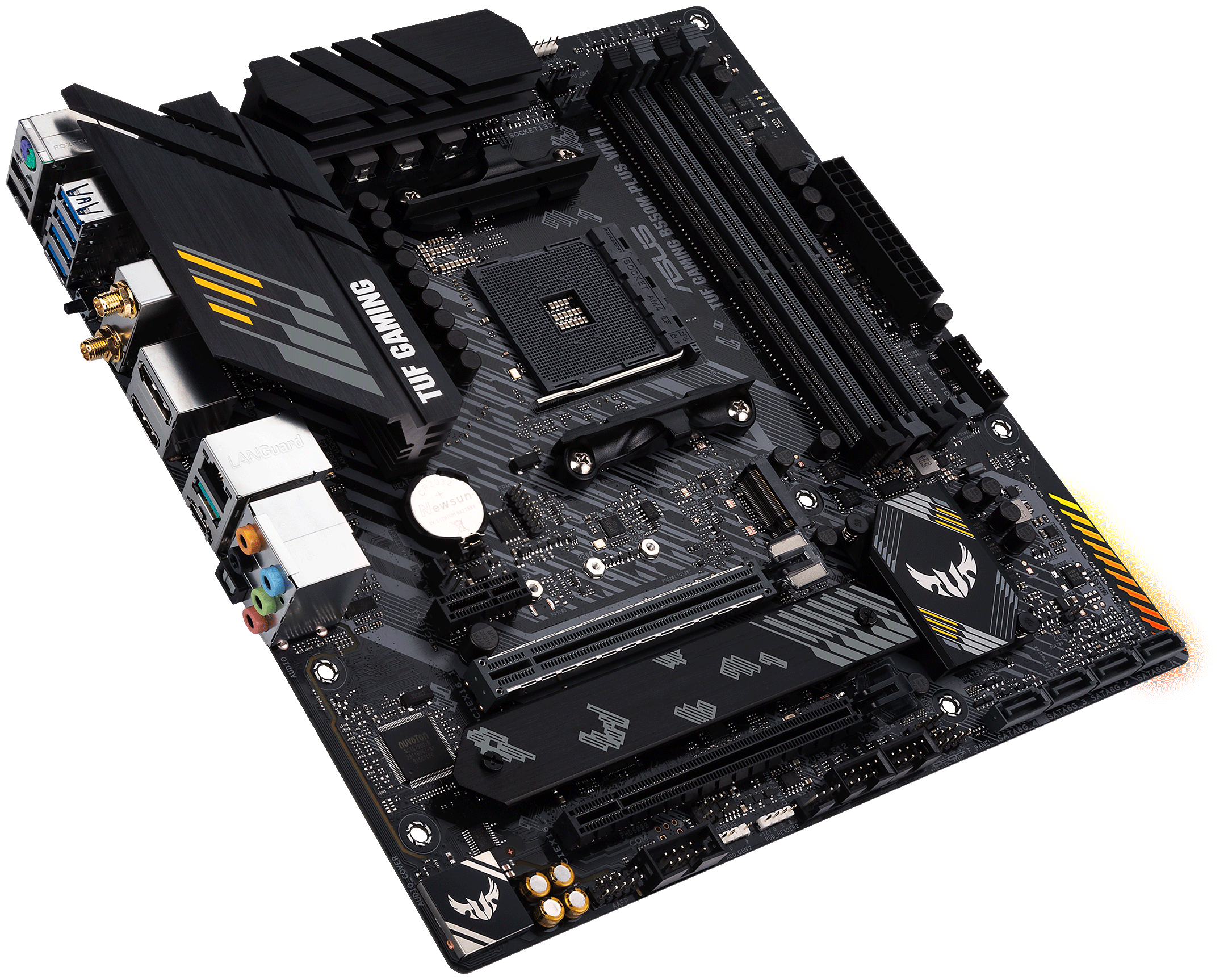 Материнская плата Asus Tuf Gaming B550M-PLUS WIFI II (90MB19Y0-M0EAY0) - фото №2