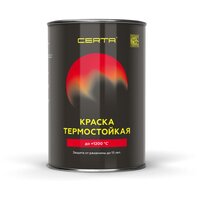 Эмаль термостойкая антикор. Церта до 650 С серебристо-серая 0,4кг