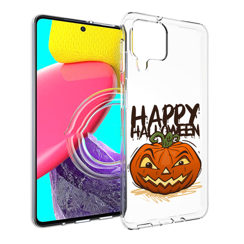 Чехол MyPads Хэллоуин счастливый для Samsung Galaxy M53 (SM-M536) задняя-панель-накладка-бампер