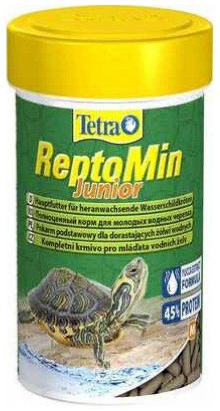 Tetra ReptoMin Junior корм в виде палочек для молодых водных черепах 250 мл - фотография № 5