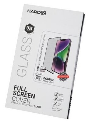 Стекло защитное Hardiz Full Screen Cover Premium Glass Black Frame для Apple iPhone 14 Plus/13 Pro Max