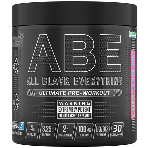 Предтренировочный комплекс Applied Nutrition ABE Ultimate PRE-WORKOUT с креатином Леденец 315 гр applied nutrition abe fruit punch 315 gm