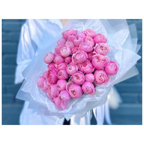 Букет Пионовидные розы, красивый букет цветов, шикарный, премиум цветы роза.