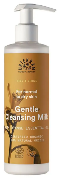 Urtekram Питательное очищающее молочко для нормальной и сухой кожи Пряный цветок апельсина, 245мл - фото №1