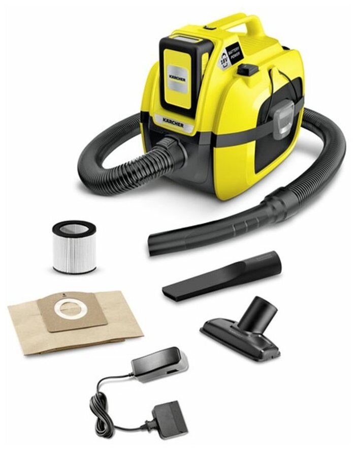 Хозяйственный пылесос Karcher WD 1 Compact Battery Set Пылесос