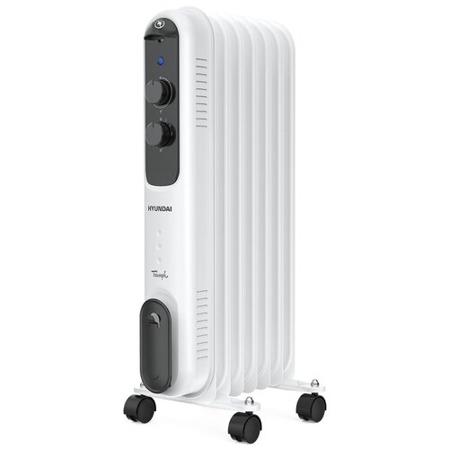 Маслонаполненный радиатор Hyundai H-HO-23-07-UI3357 1500 Вт белый 4499₽
