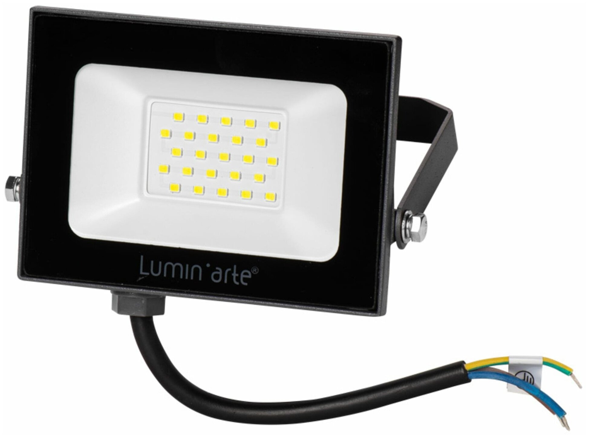 Прожектор светодиодный уличный Luminarte 30 Вт 5700K IP65 холодный белый свет