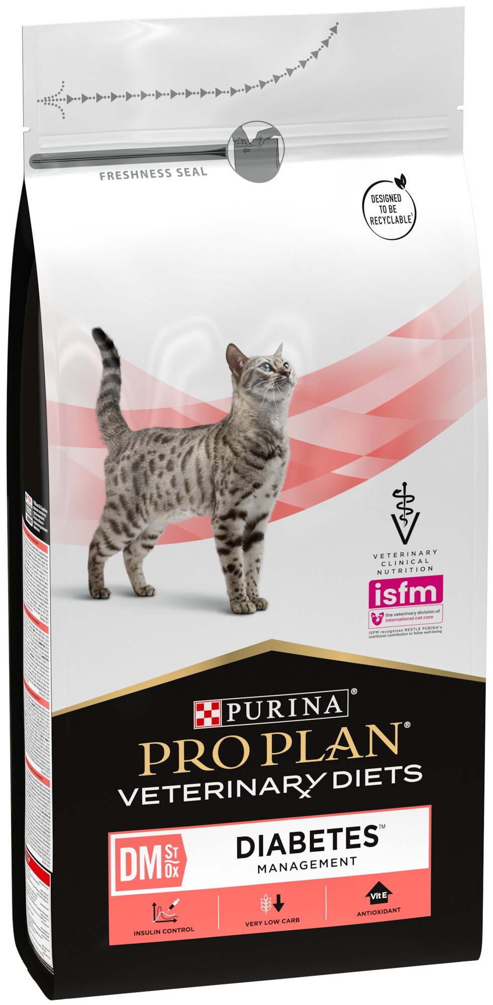 Сухой корм Pro Plan Veterinary diets DM корм для кошек при диабете, Пакет, 1,5 кг - фотография № 6