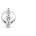 Пирсинг Vesna jewelry, белое золото, 585 проба, бриллиант, средний вес 0.41 гр.