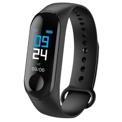 Фитнес-браслет Geozon Heart G-SM04BLK 096 TFT шагомер пульсометр IP68 90мАч черный 218000₽