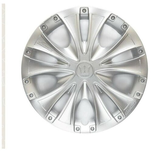 Колпаки на автомобильные колеса 14 дюймов ALLIANCE 14 серебро