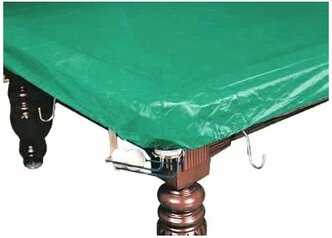 Влагостойкое покрывало для бильярдного стола Classic 10 футов (зеленое, резинки на лузах)