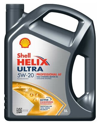 Синтетическое моторное масло SHELL Helix Ultra Professional AF 5W-20