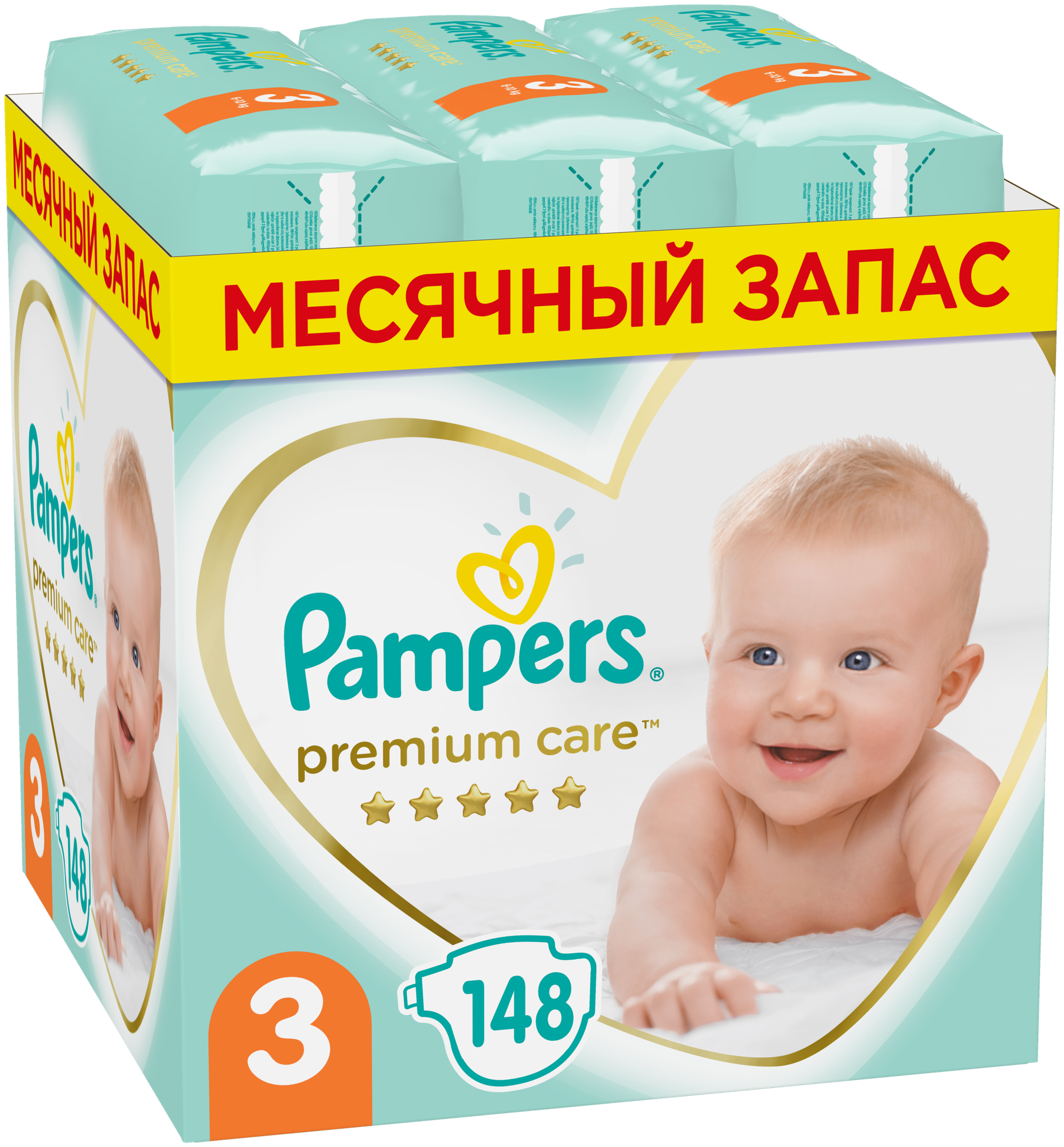 Подгузники Pampers Premium Care 6-10 кг, размер 3, 18 шт. - фото №4