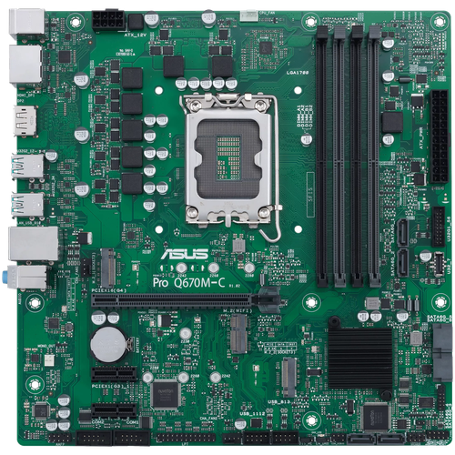 Материнская плата 1700 Asus Q670M-C-CSM PRO