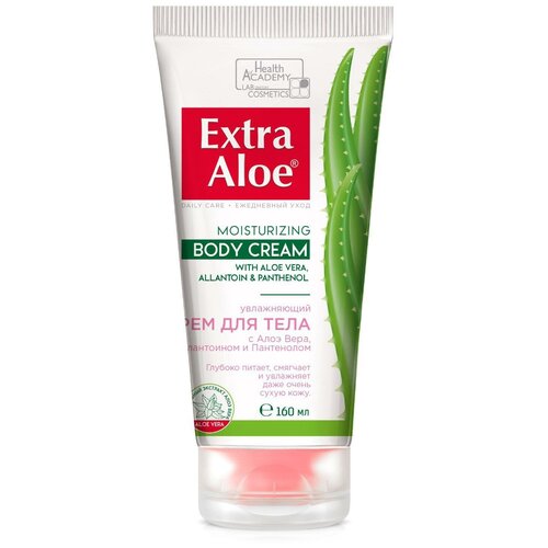 Health of Academy Extra Aloe увлажняющий крем для тела, 160 мл