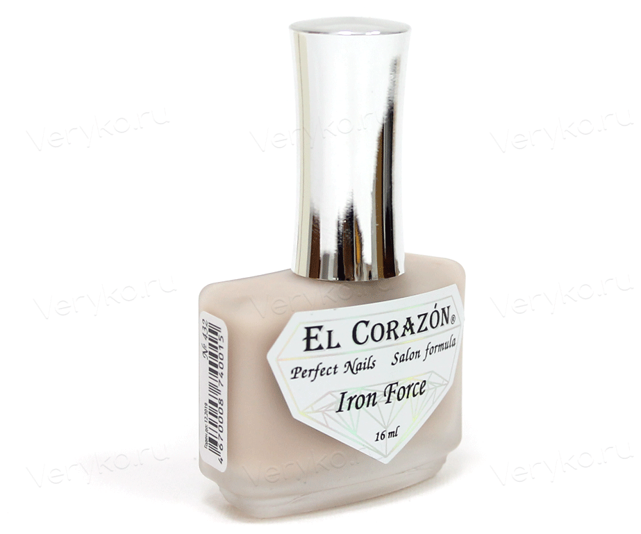 Лечебное средство для ногтей EL CORAZON Эль Коразон железная сила Iron Forse матовый (16 мл)