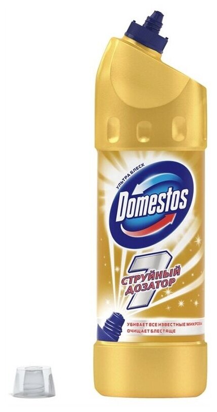 Средство чистящее для унитаза Domestos "Ультра блеск", 500 мл 3952621 - фотография № 12