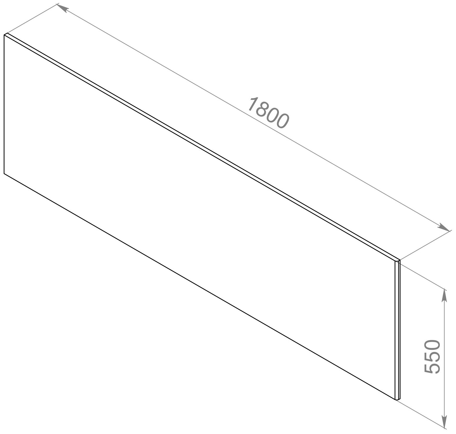 Панель фронтальная для ванны AM.PM Inspire 2.0 W52A-180-080W-P, 180x80 - фото №3